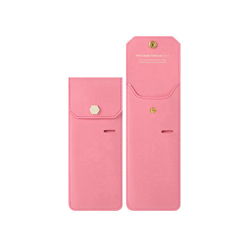 With Band Pen Case V.2 Milk Pink