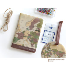 Load image into Gallery viewer, World Map Soft Passport Cover V.1 Vintage
