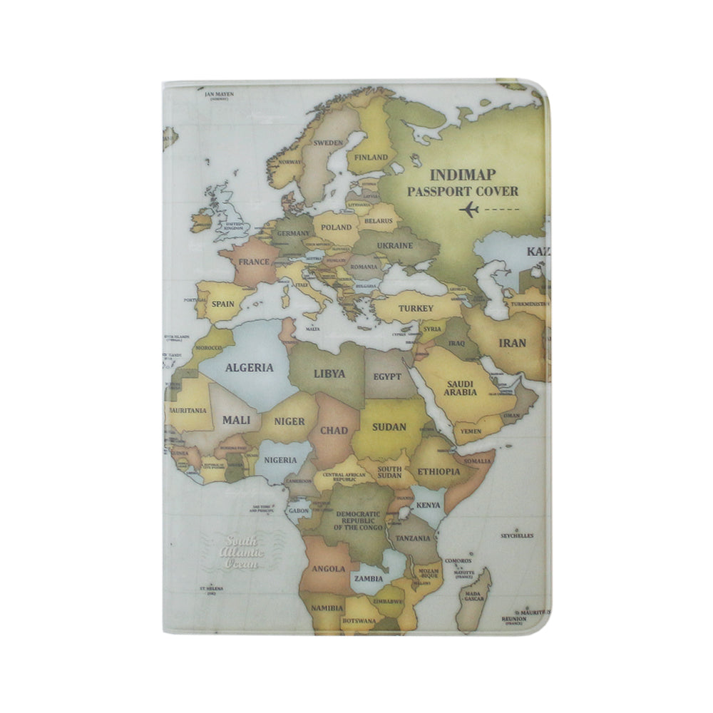 World Map Passport Cover V.2 Retro
