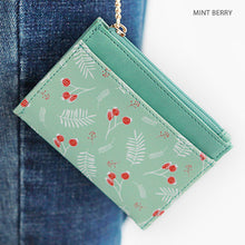 Load image into Gallery viewer, Willow V.4 Key Ring Card Wallet Mint Berry
