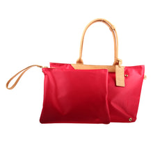 Load image into Gallery viewer, Samuel Ashley Paisley Foldable Totebag Red
