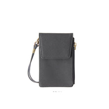Load image into Gallery viewer, THE BASIC Prism Neck Zipper Wallet Gray
