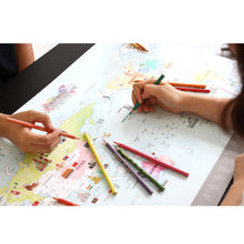 Load image into Gallery viewer, Sticker Colouring World Map Set (2 Maps -1 Antique, 1 Colouring )

