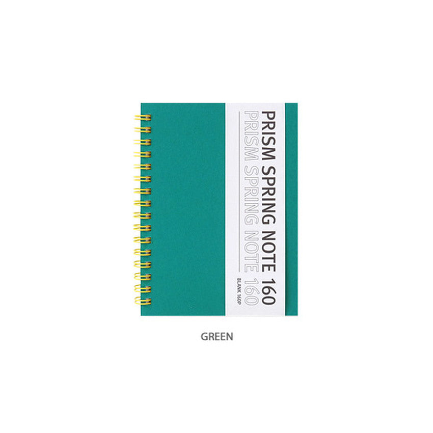 Prism Spring Note 160S Green  (Sketch Book)