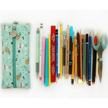 Load image into Gallery viewer, Willow V.4 Zipper Pencil Case Navy Duck
