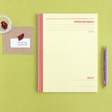 Load image into Gallery viewer, Prism 56 Spring Notebook B5 Line Yellow
