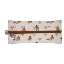 Load image into Gallery viewer, Willow V.4 Zipper Pencil Case Pink Bear
