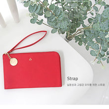 Load image into Gallery viewer, THE BASIC Prism Strap Wallet Red
