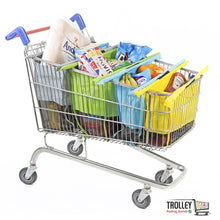 Load image into Gallery viewer, Reusable Grocery Shopping Trolley Bags Original (Set of 4 Bags) Pastel
