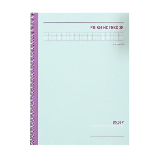 Prism 56 Spring Notebook B5 Grid Sky