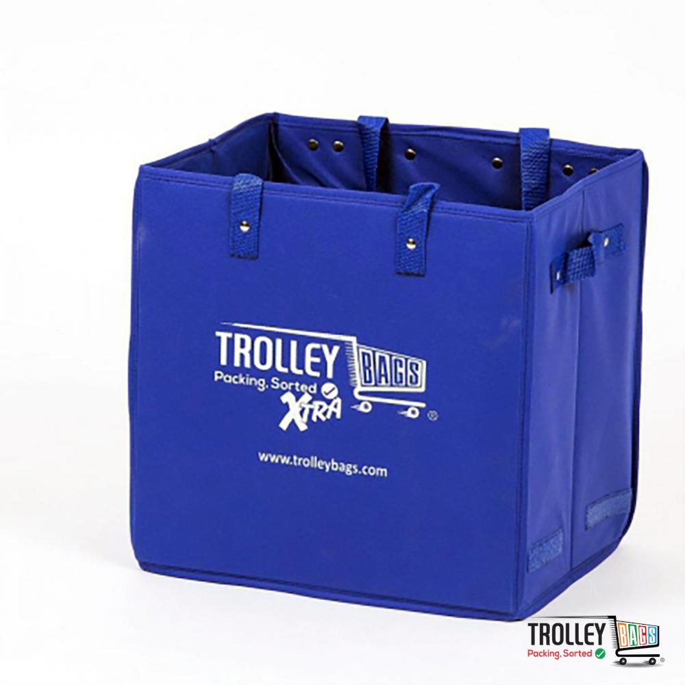 Reusable Grocery Shopping Trolley Bags Xtra Blue