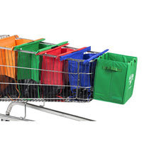 Load image into Gallery viewer, Reusable Grocery Shopping Trolley Bags Xtra Green
