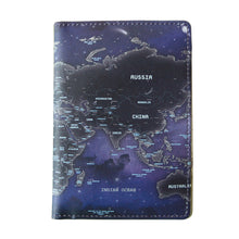 Load image into Gallery viewer, World Map Passport Case Glow
