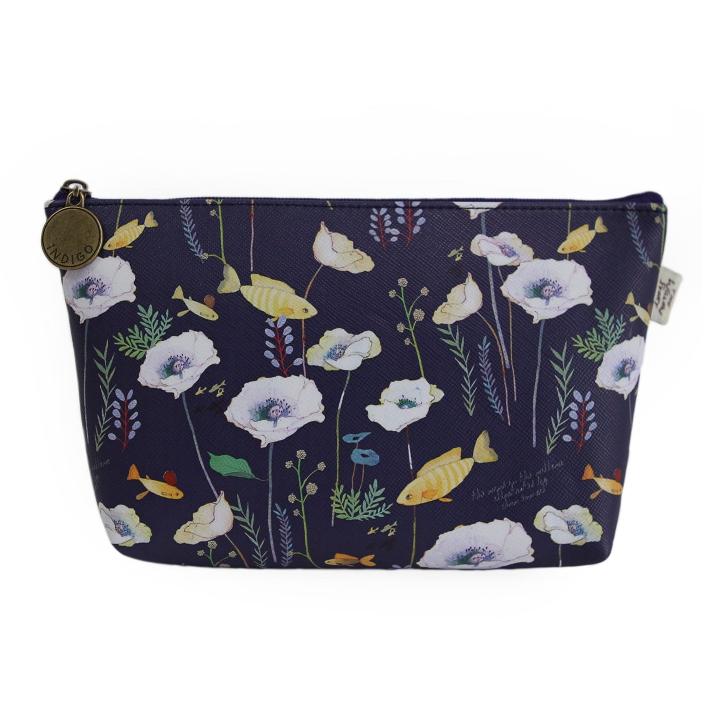 Willow Story Pattern Pouch Navy
