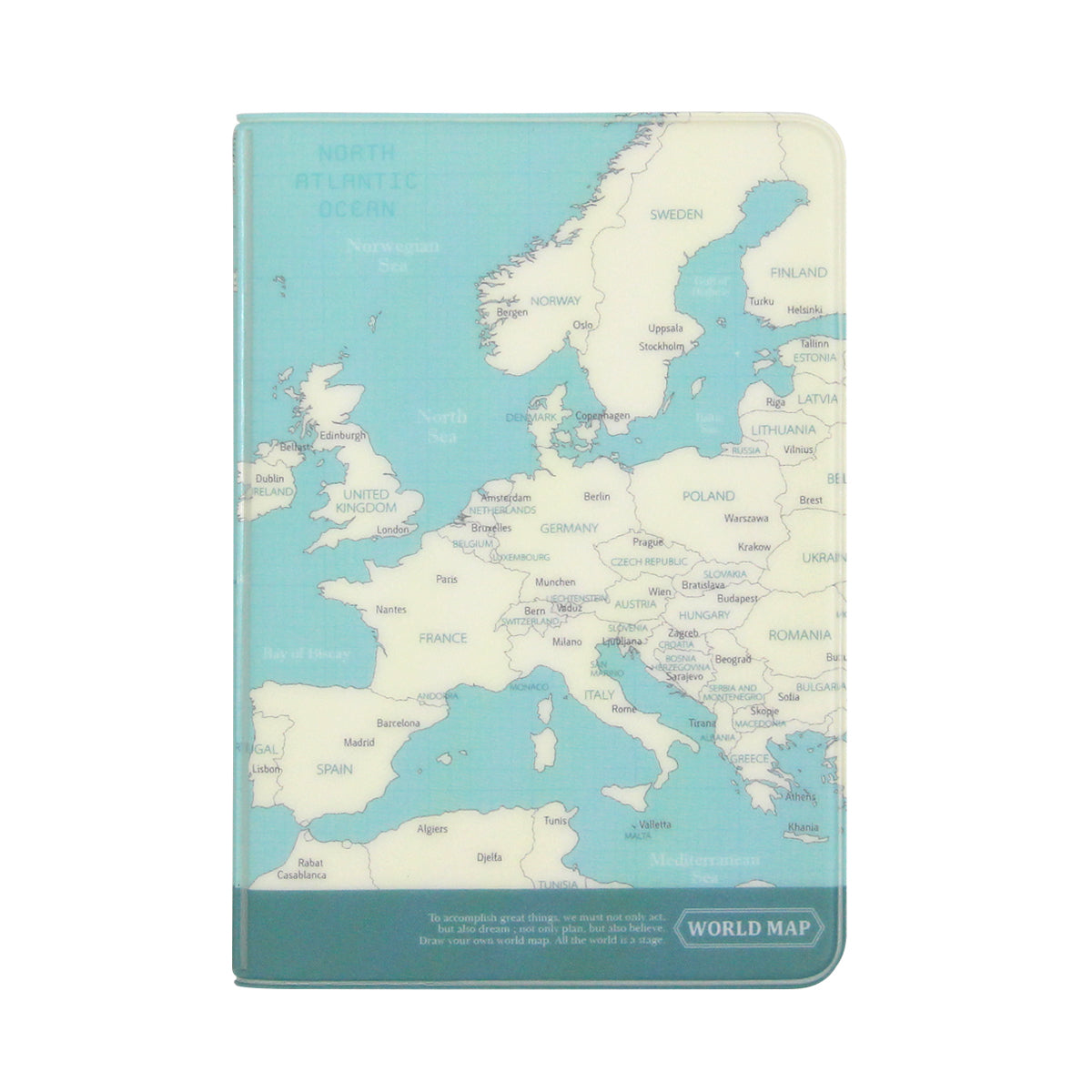World Map Soft Passport Cover V.1 Mint